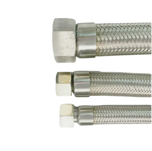 Stainless Steel Single-Wire Braided Corrugated Flexible Metal Hose with Customizable Fittings