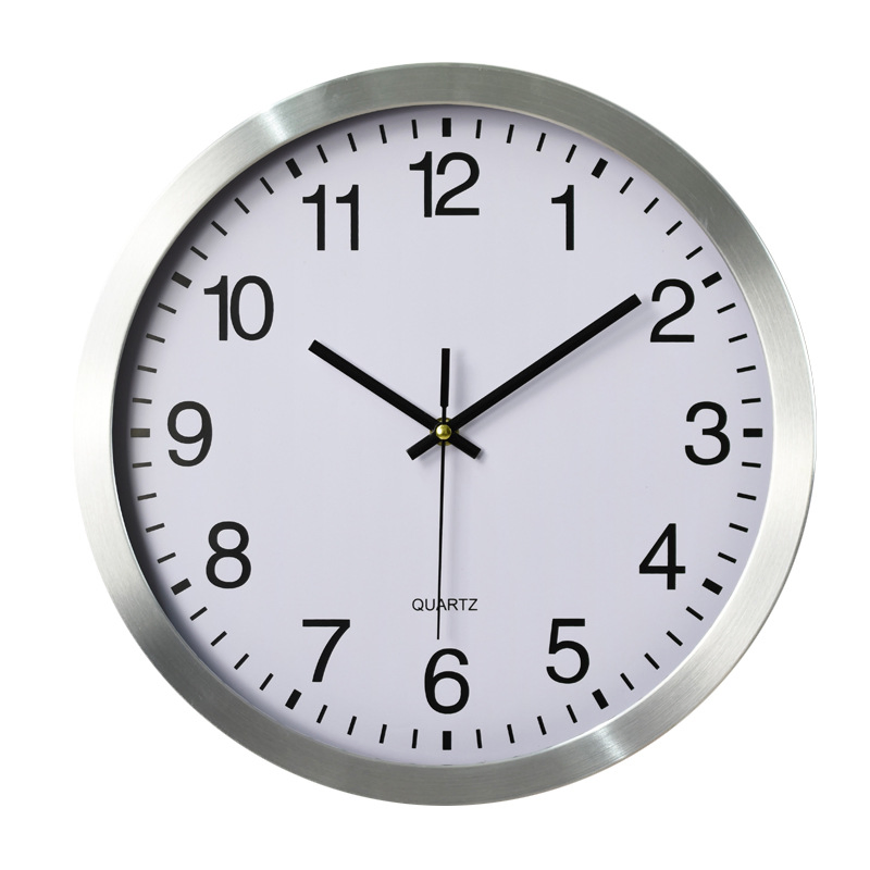Custom Quality Aluminum Metal Wall Clock 12 Inch