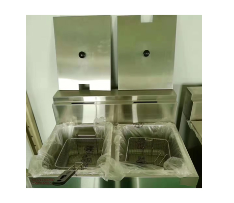 Um-SD-1 Stainless Steel Kitchen Equipment Gas Vertical Fryer Single (1) Tank 1 Independent Baskets Frying Oven Commercial Cabinet &Gas Vertical Fryer