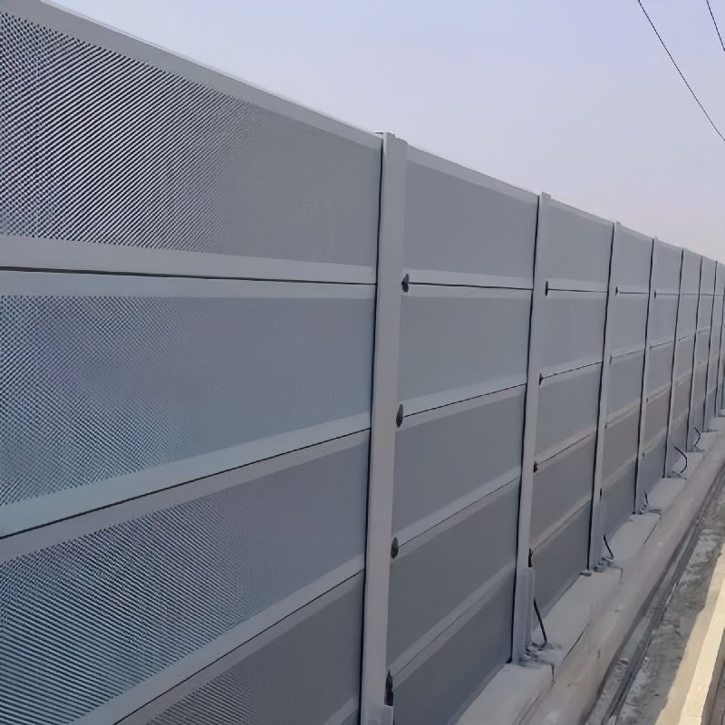 Micropore Outdoor Sound Barrier Walls Commercial Sound Proof Noise