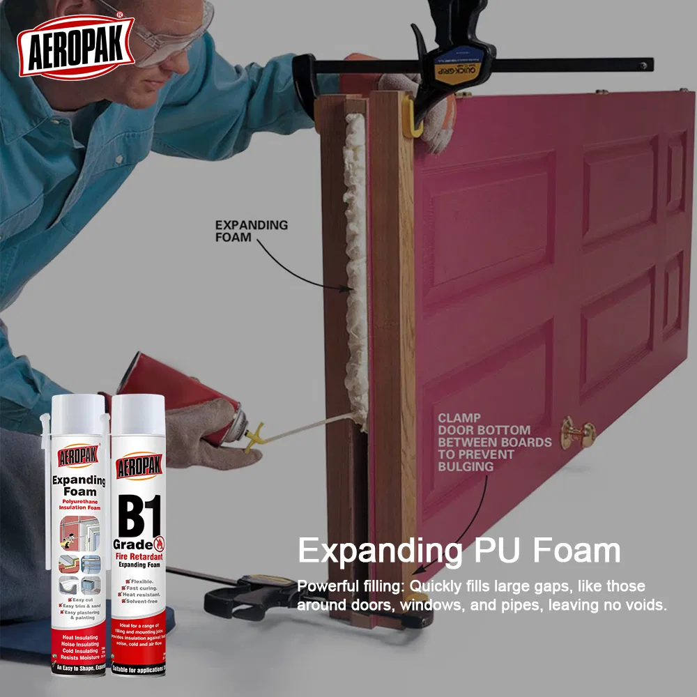 Aeropak Aerosol PU Polyurethane Expanding Foam Spray