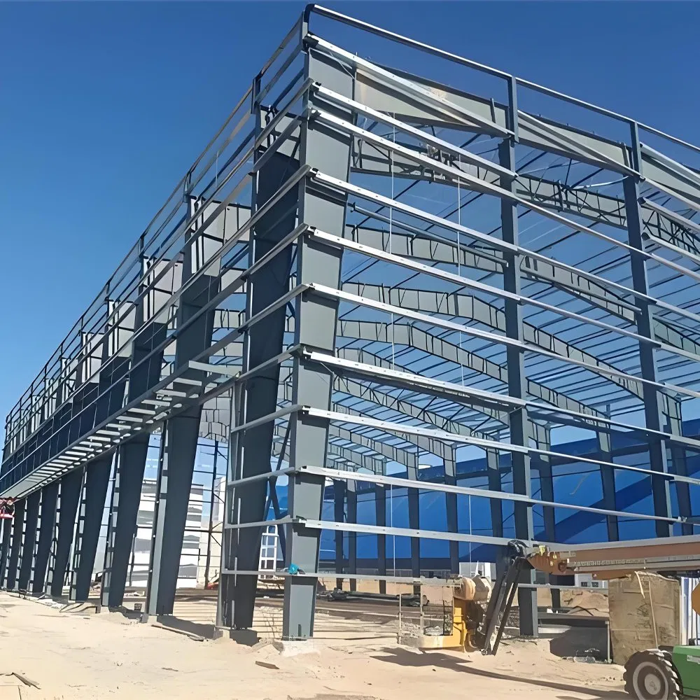 Factory-Prefabricated Aircraft Hangar Outdoor Steel Structure Garden Sheds Prefab Garage Warehouse for Workshop Application