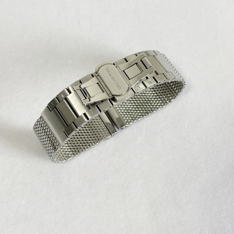 Custom 316L 304 Stainless Steel Mesh Link Watch Band