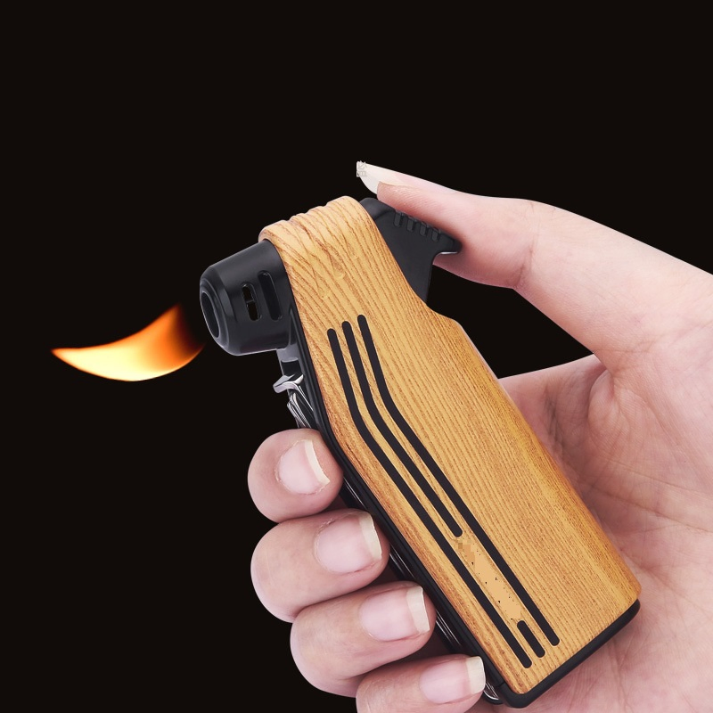 High Quality Multi-Function Tobacco Pipe Lighter Classic Slanting Flame for Smoking Pipes Business Gifts Packaged Gift Box