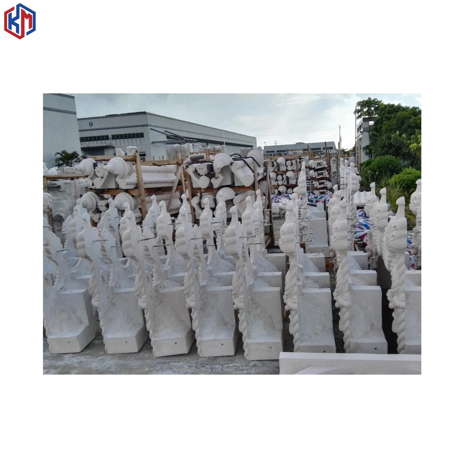 Factory Wholesale GRP Grc Cement Fluted Pilaster Column Pillar