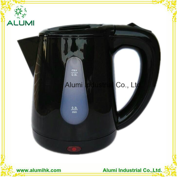 0.8L Black Plastic Electric Kettle Tray Set