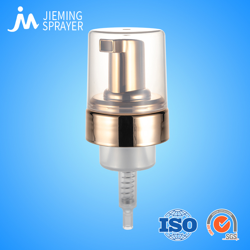 42mm Eco-Friendly Skin Care Plastic PP Fine Foam Pump with 250ml Pet Bottle Face Wash Packaging Custom OEM