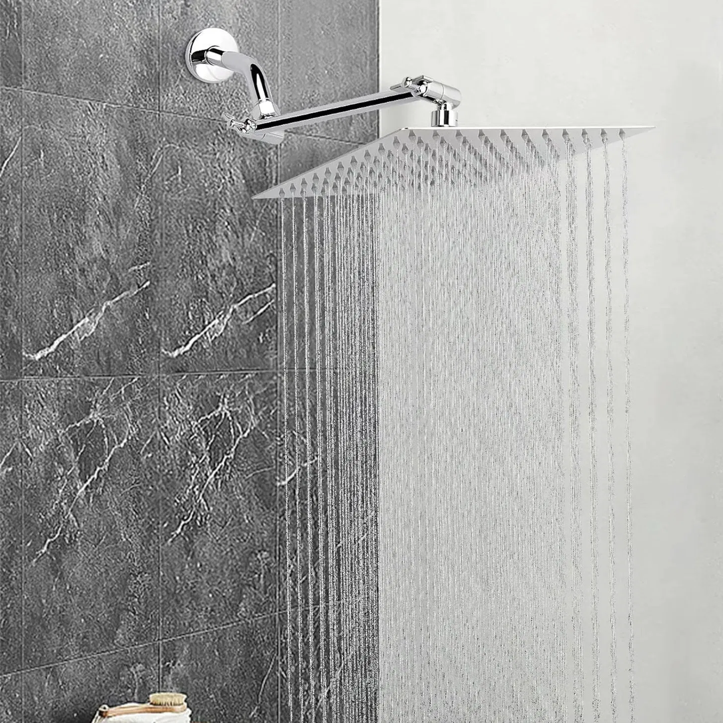Premium Stainless Steel Waterfall Shower Head for Luxurious Bathing Experience