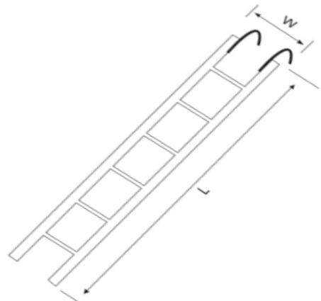 Galvanized Scaffolding Staircase Step Ladder Steel Monkey Ladder for Construction