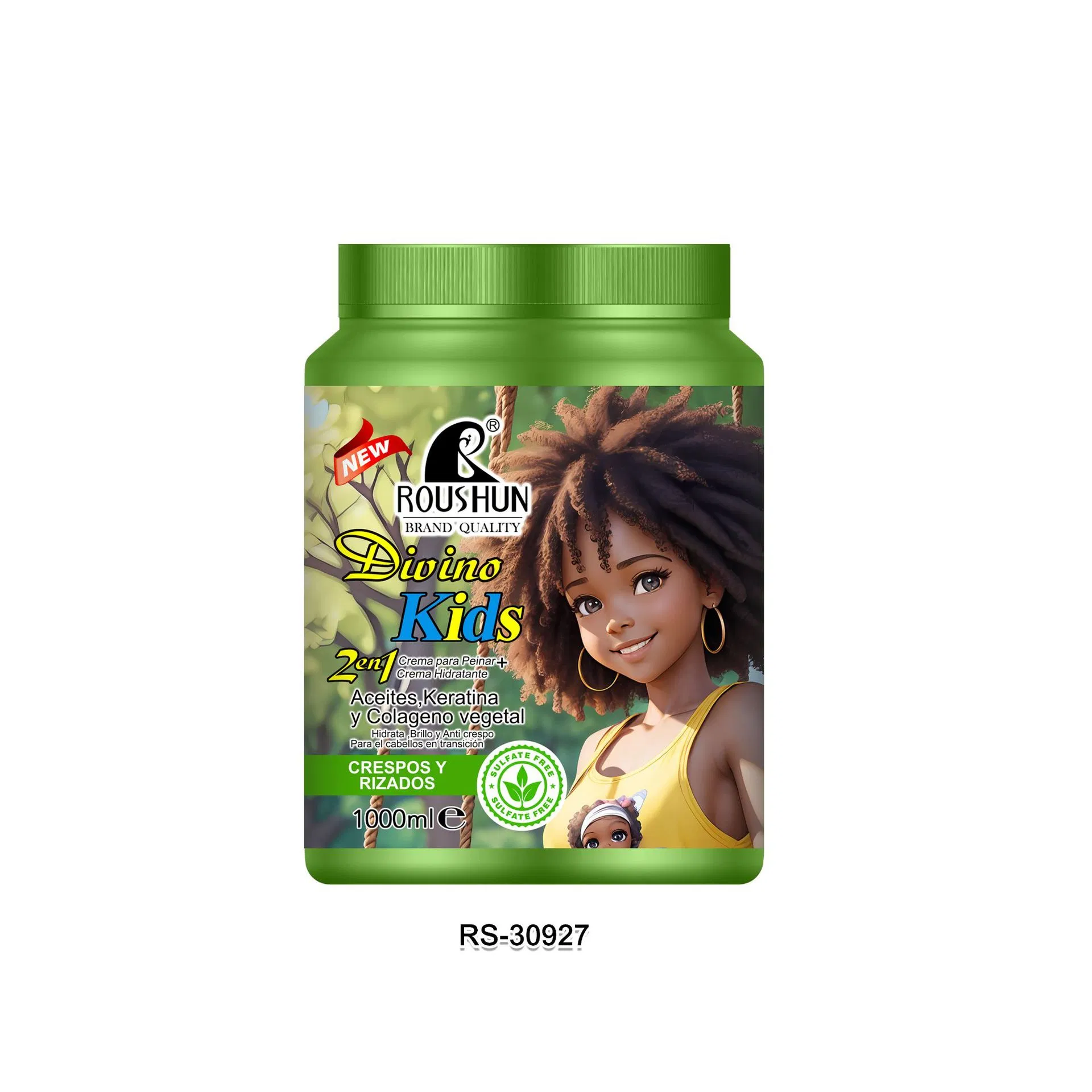 Roushun Kids Hair Cream: Sulfate-Free Hydration + Frizz Control for Little Ones