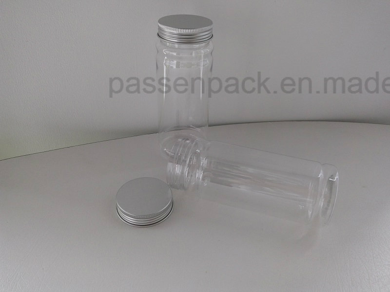 Pet Plastic Food Container for Cookie Packaging (thin and tall)