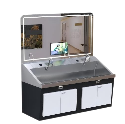 High Quality Hospital Use 304 Stainless Steel Scrub Sink Medical Operation Hand Sink