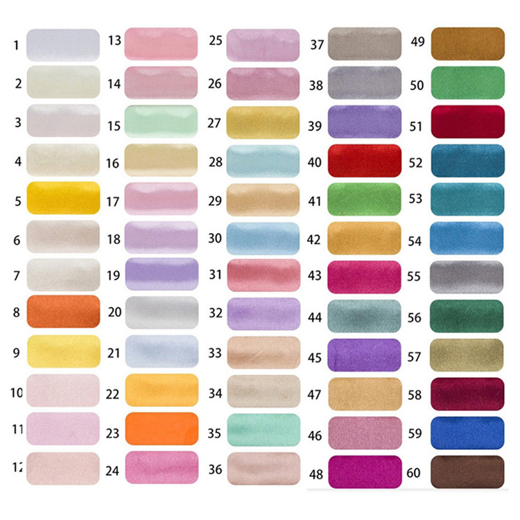 Chinese Custom Luxury Elegant Satin Table Runner for Wedding Events Party