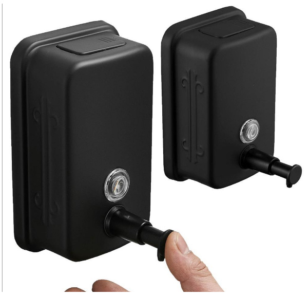 Настенный дозатор для жидкого мыла из нержавеющей стали 304