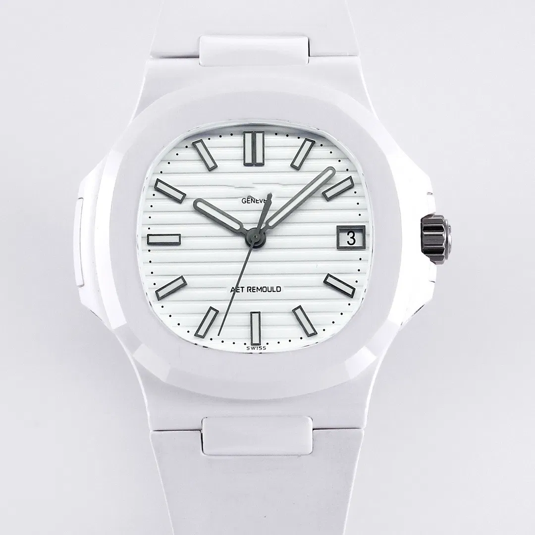Wholesale Automatic Integrated Movement Luxury Replica White Wristwatch Mechanical Watch Reloj De Pulsera