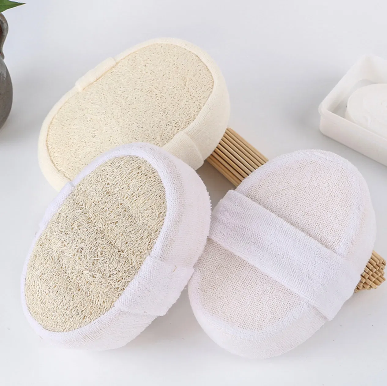 Oval Hotel Natural Sponge Bath Loofah