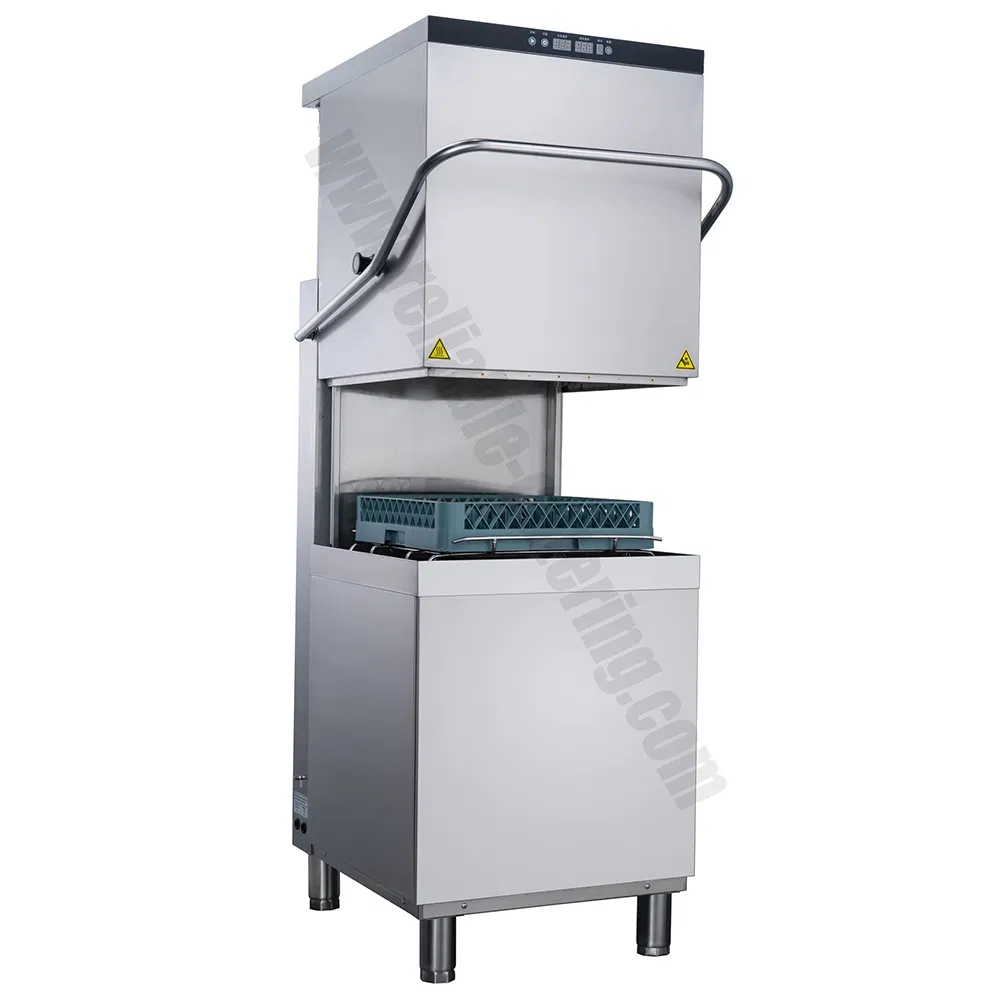 Compact Commercial Undercounter Dishwasher 60s Cycle & Low Noise Design for Bars/Small Restaurants