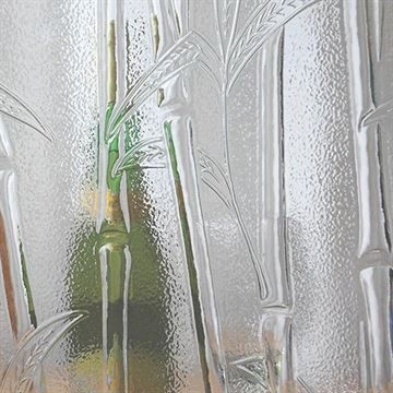4mm 5mm 6mm Clear Bronze Grey Bamboo Figured Patterned Glass with Optional Size with Factory Lowest Price