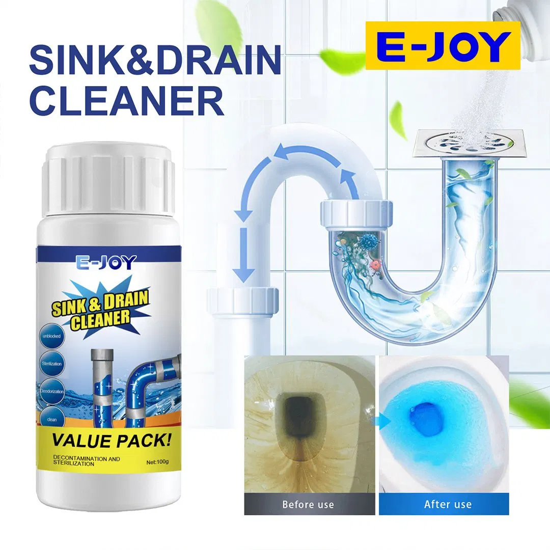 Drain Cleaner for Slow - Draining Pipes, Specially Formulated to Clear Mineral Buildup, Improve Water Flow, and Maintain Pipe Hygiene Efficiently