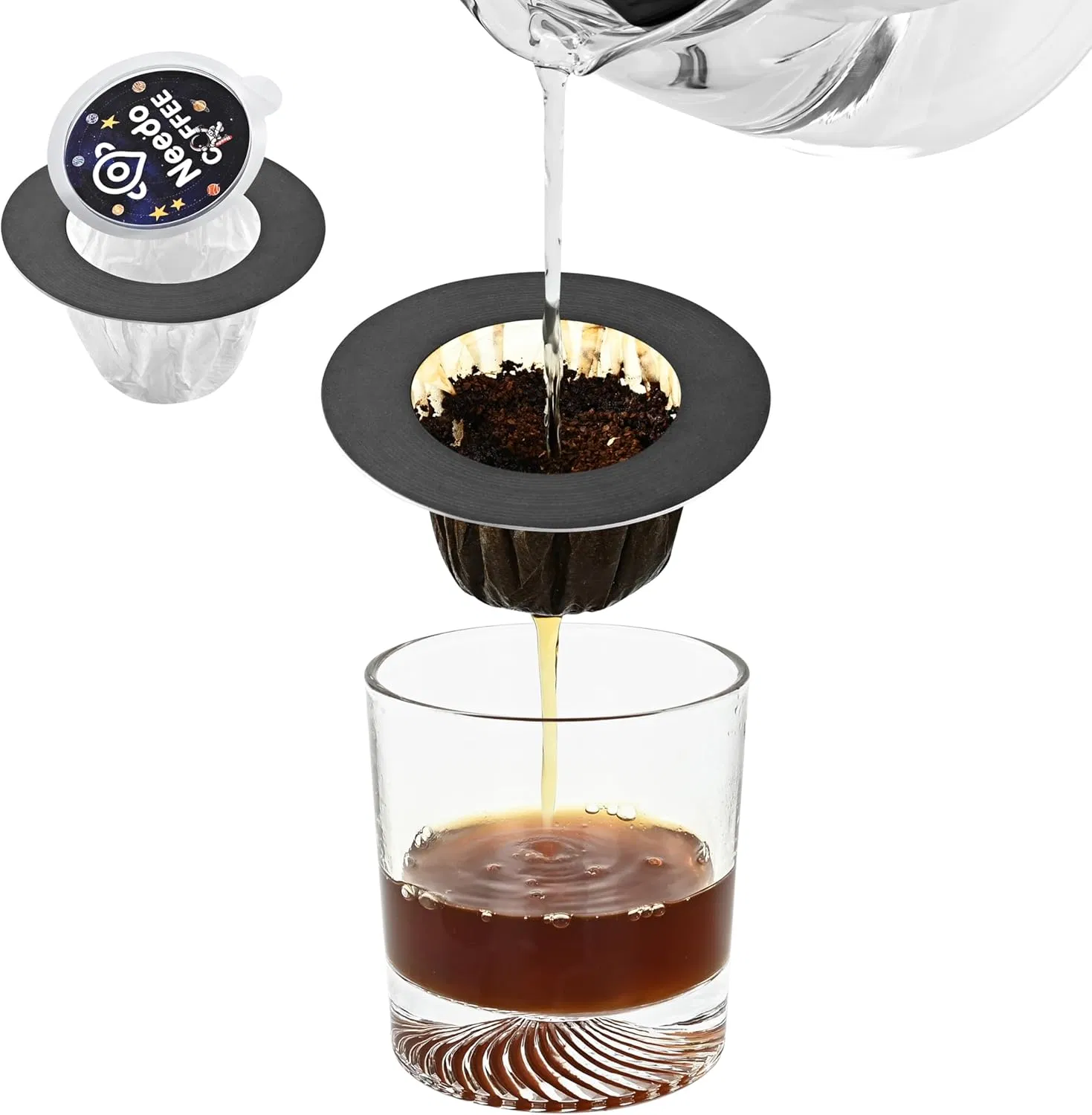 UFO Drip Coffee Bags and Paper Filters Hand Washable Filter