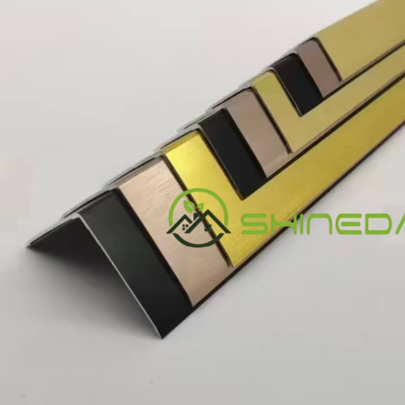 Brushed Nickel Finish Aluminum Trim for Luxury Hotel Wall and Door Framing