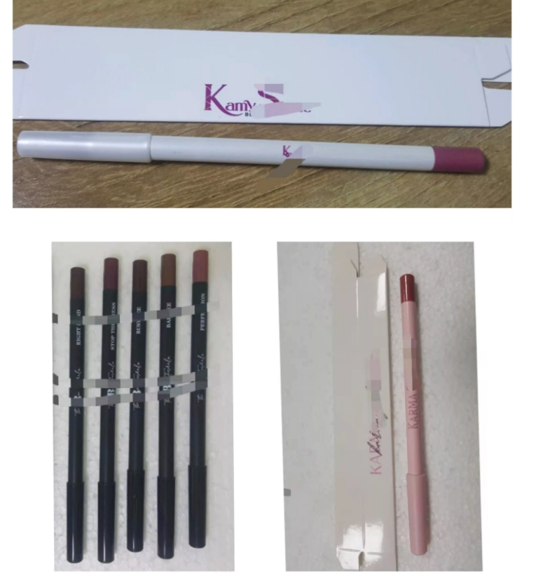 Private Label Custom Waterproof Lipliner Best Nude Natural Lip Liner Thick Wooden Lip Liner Pencil