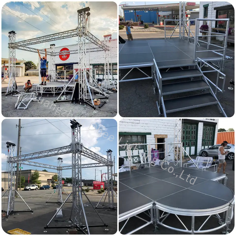 Easy Assembly Aluminum Construction Event Concert Stage Platform for Sale