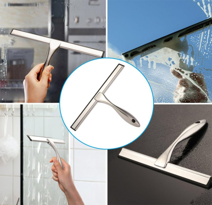All-Purpose Shower Squeegee for Shower Doors, Bathroom, Window and Car Glass