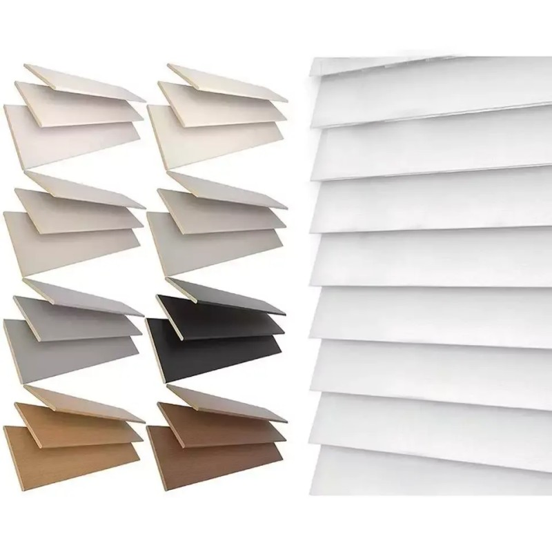 Moisture Resistance Mini Interior White Wooden Slat Venetian Roller Blinds