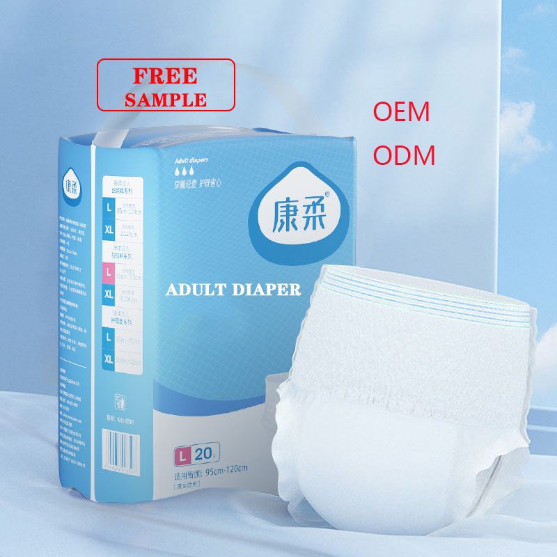 Wholesale Ultra Thick Adult Diaper Soft Disposable OEM Services Adult Nappies Diaper
