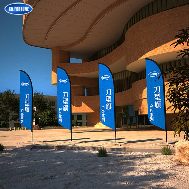 High Quality Beach Flag Shark Flag Accept Custom Design