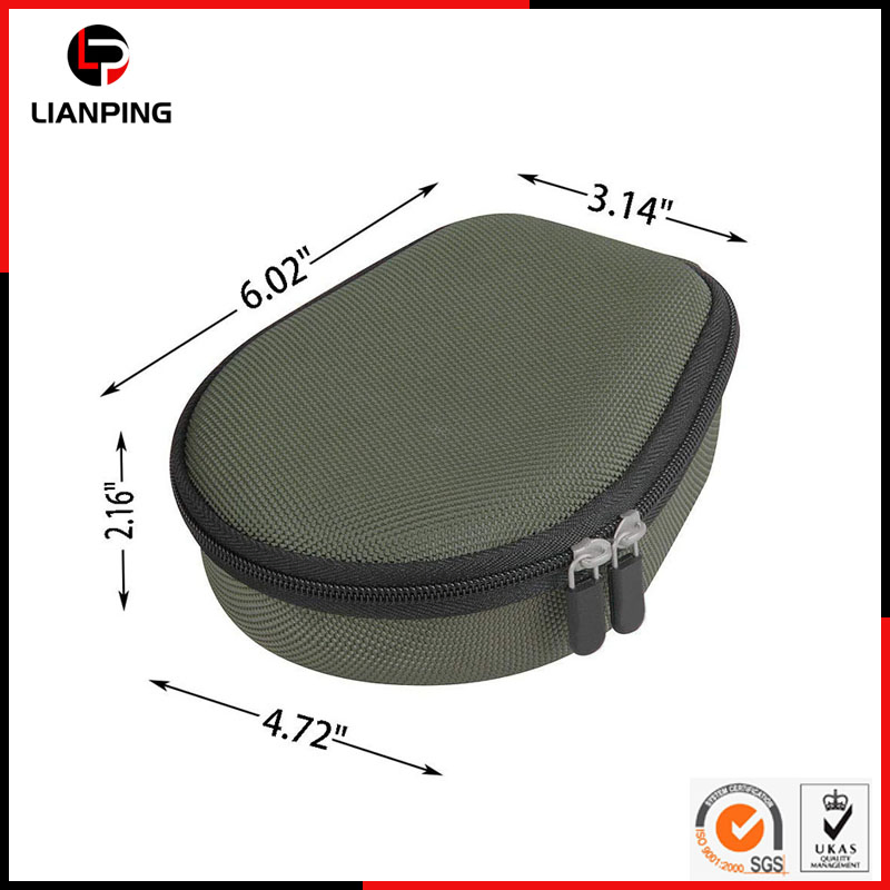 Shockproof Protective EVA Case for Wireless Headphone with Mesh Pocket