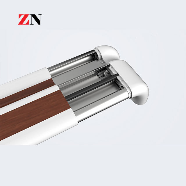 Railings and Handrails Hospital 159mm Anti Collision Aluminium and PVC Material