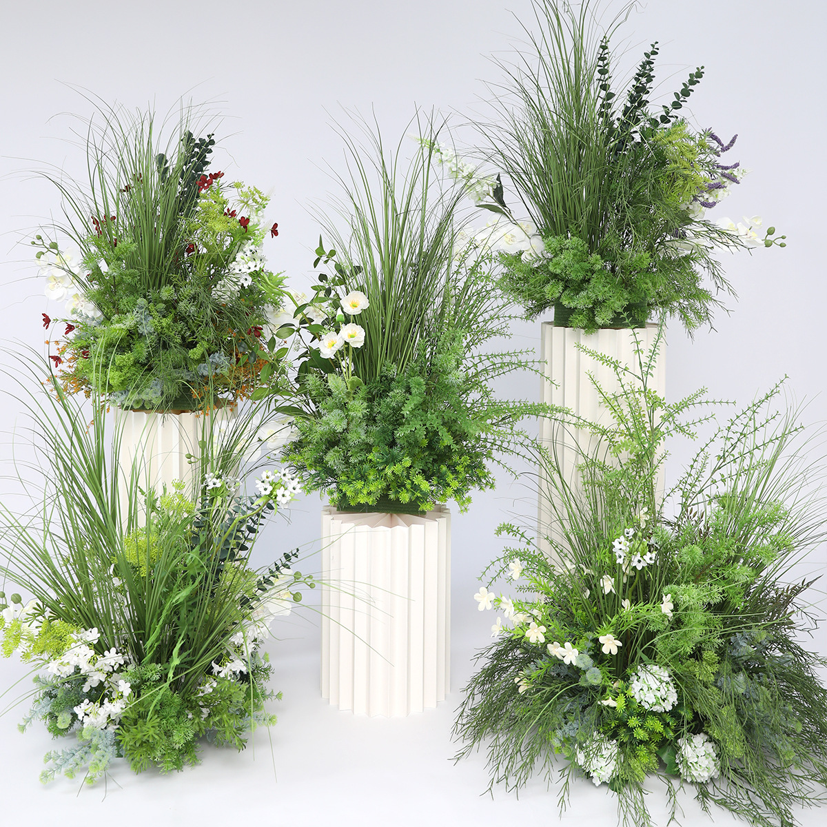 Нандина искусственная Nandina Domestica шелковая для декора