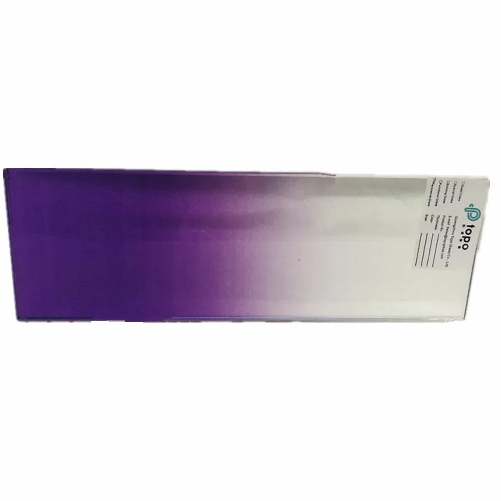 Gradient Purple Laminated PVB Glass for Building (LG-TP)