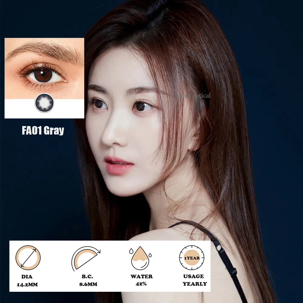 Factory Price Classic Grey Black Color Contact Lenses