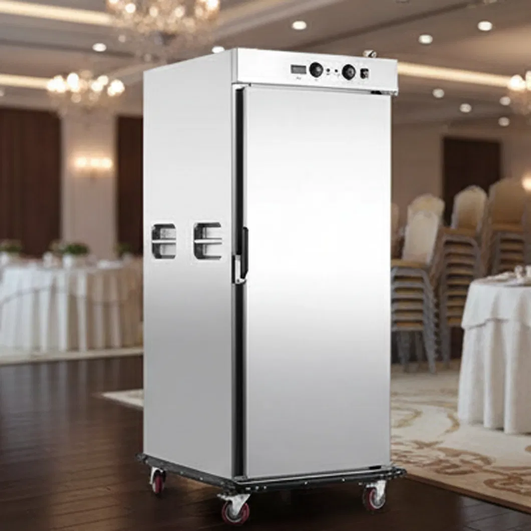 Stainless Steel Food Warmer Cart Single Door