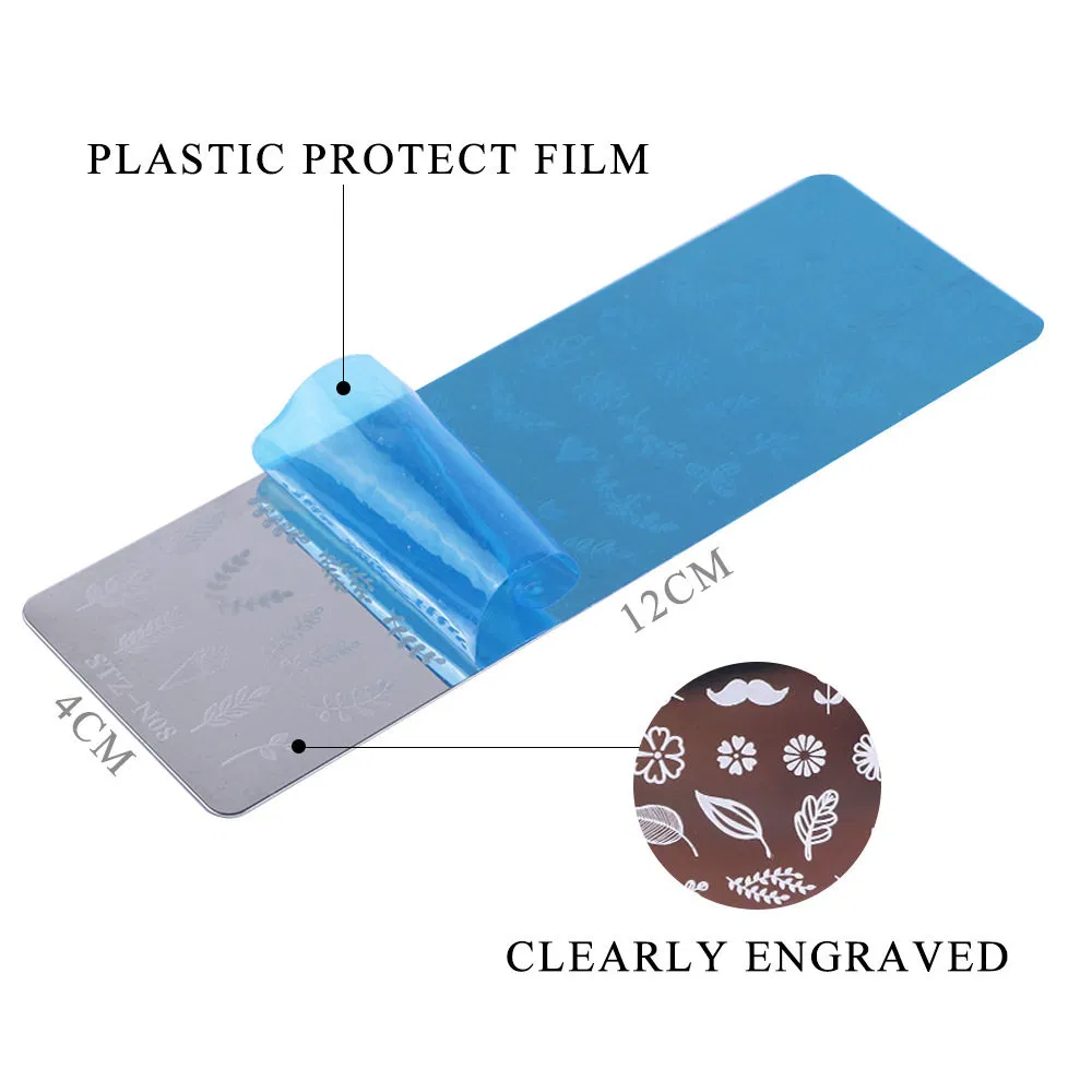 Nail Art Supplies XXL Big Nail Art Stamping Plates