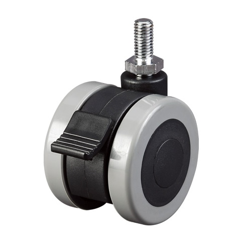 High Quality 2.5inch Medical Table PU Tread Castor Wheels with Brake