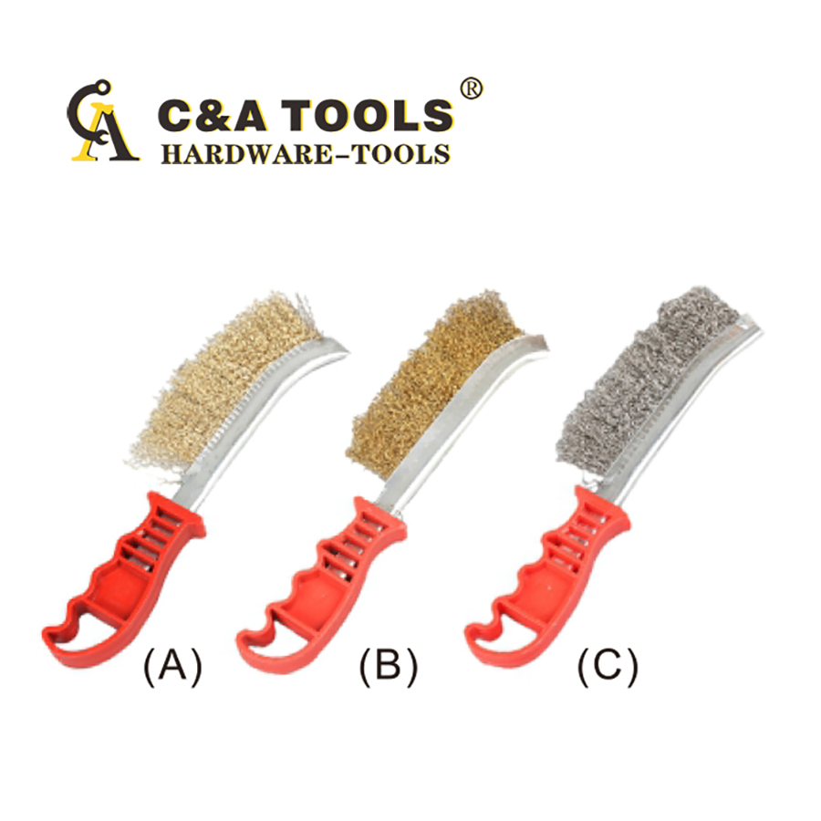 Steel Wire Brush, Knife Type, Durable, for Rust Cleaning & Surface Finishing