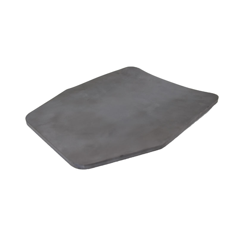 Single-Curved Sintered Silicon Carbide (SIC) Ceramic Plate 218*270*9mm for Body Armour Plate
