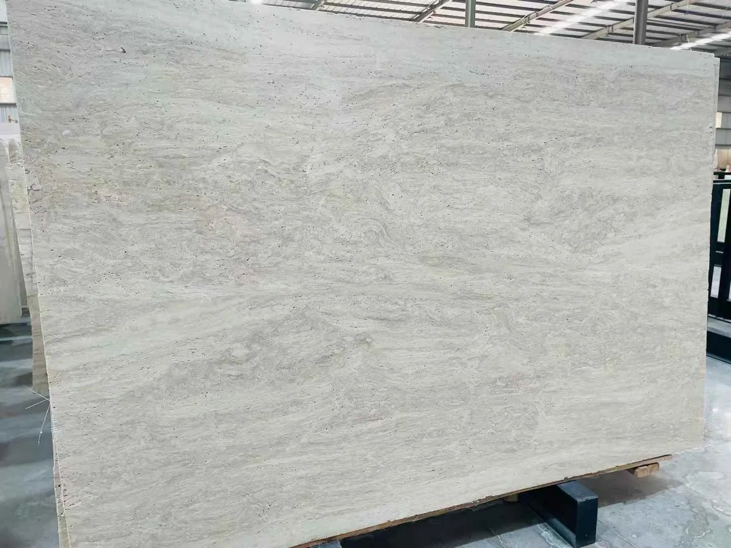Natural Stone Italy White Travertine Decoration Material for Wall Cladding