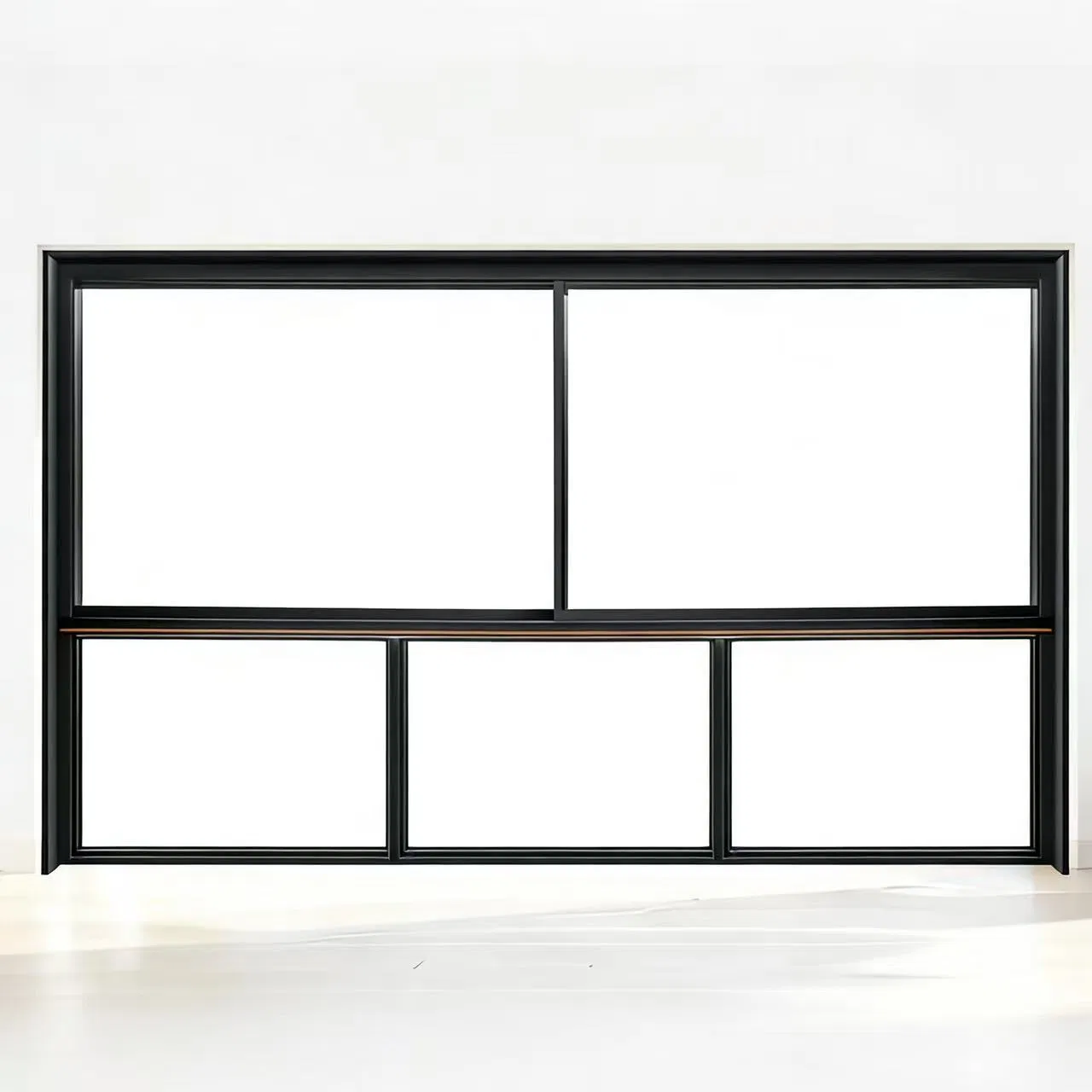 Алюминиевые раздвижные окна с тройным стеклом