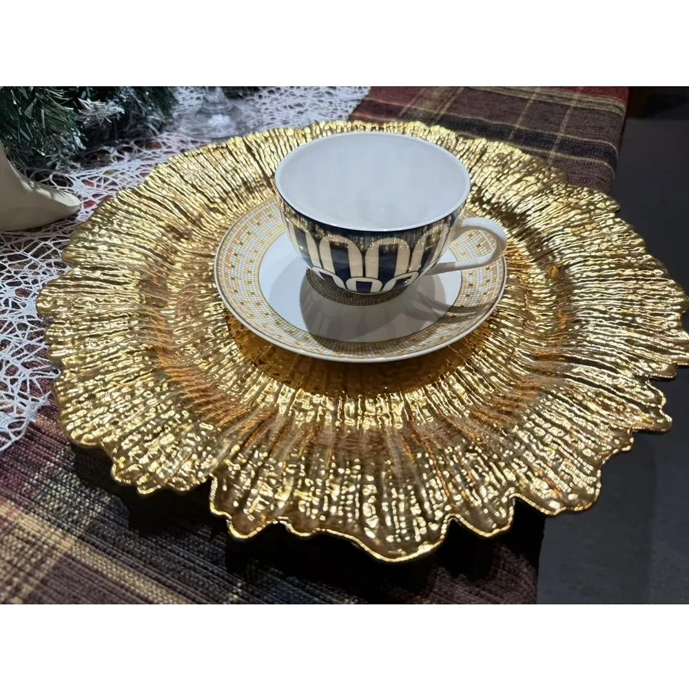 PP Material Factory Wholesale Charger Table Plate