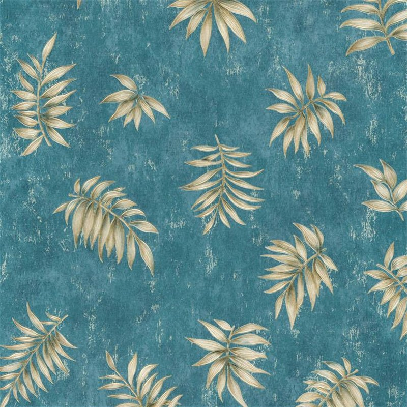 Simple Dark Leaf PVC Wallpaper Living Room Background Wall Restaurant Wallpaper