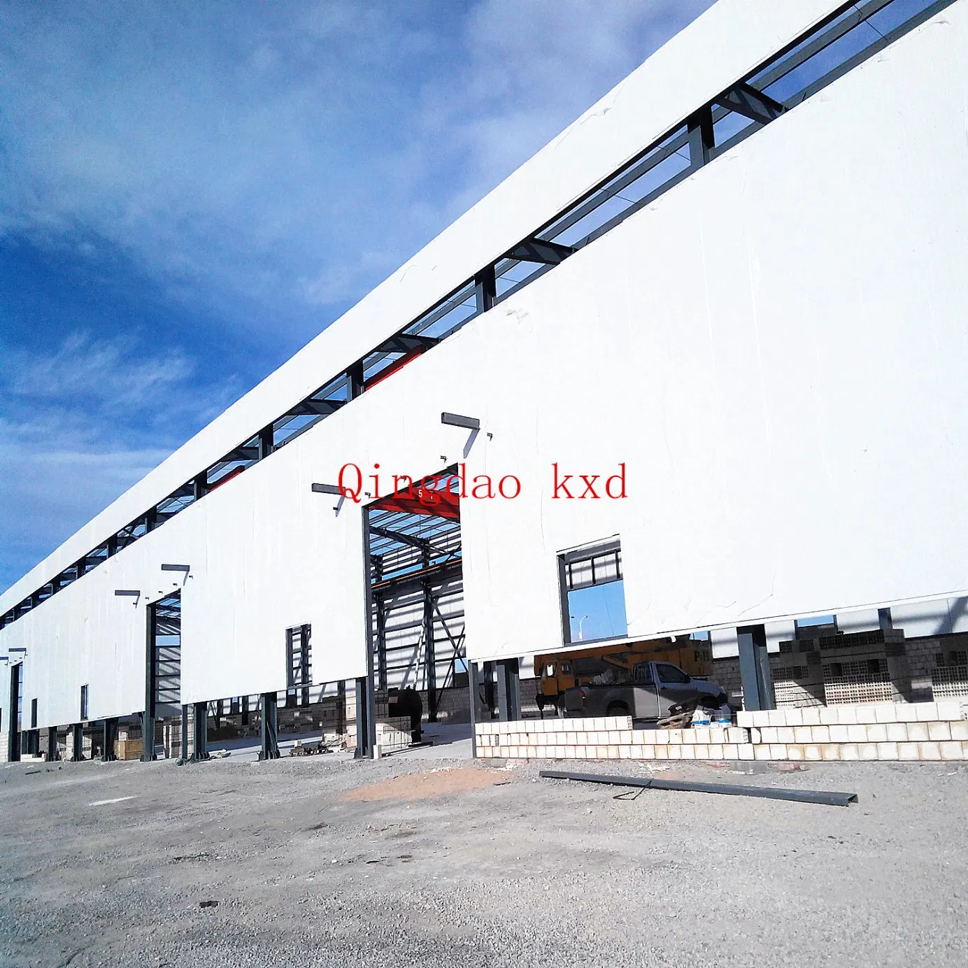 Prefab Metallic Structure Construction for Workshop