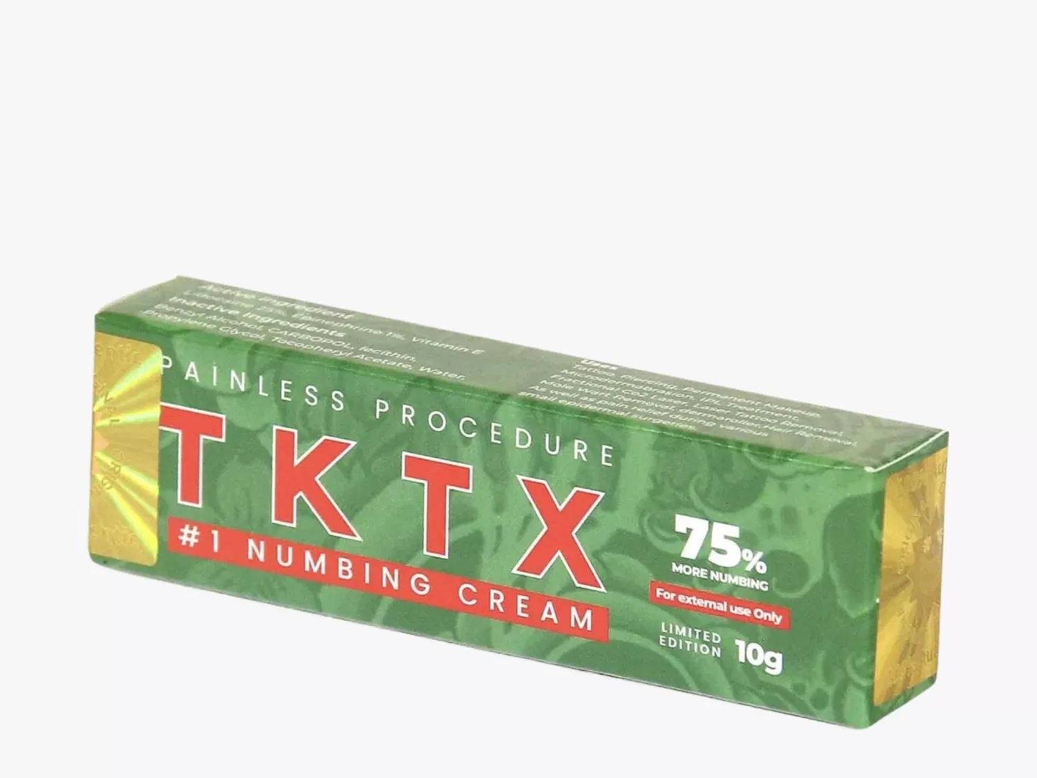 Factory Tktx 75% Numbing Cream Anesthetic Super Numb Ointment for Tattoo Microblading Microneedling Permanent Makeup Supply