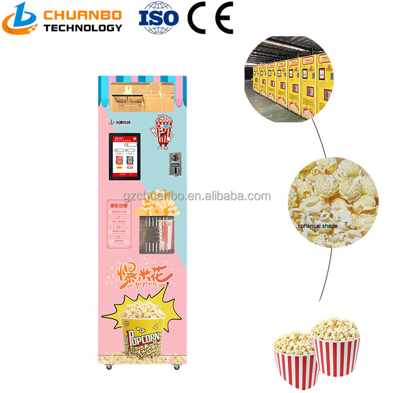 New Manufacture Factory Popcorn Vending Machine Automatic Popcorn Machine