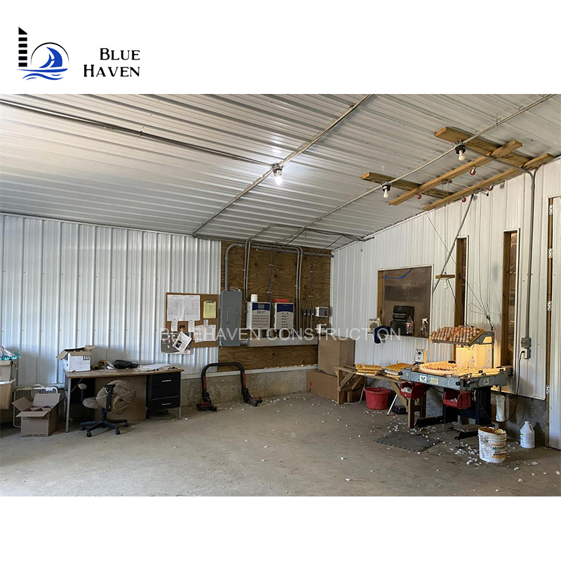 Light Steel Construction Storage Shed Breeding Chicken Coop