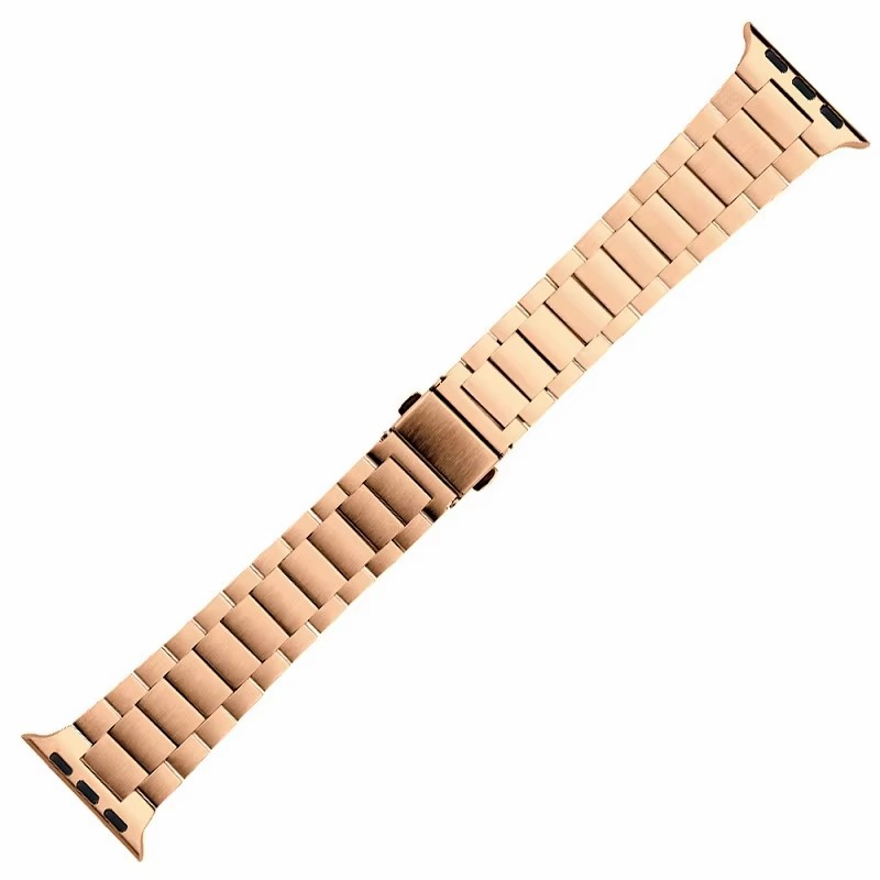 Slim Three-Link Stainless Steel Watch Strap/Band for Apple Watch